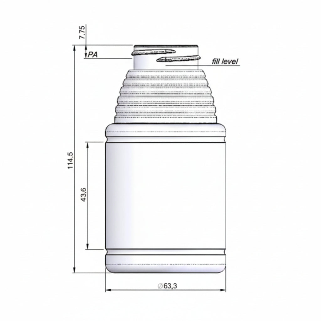 Plastic knijpfles 272 ml - per tray van 23 stuks- Lekkerhoning.nl