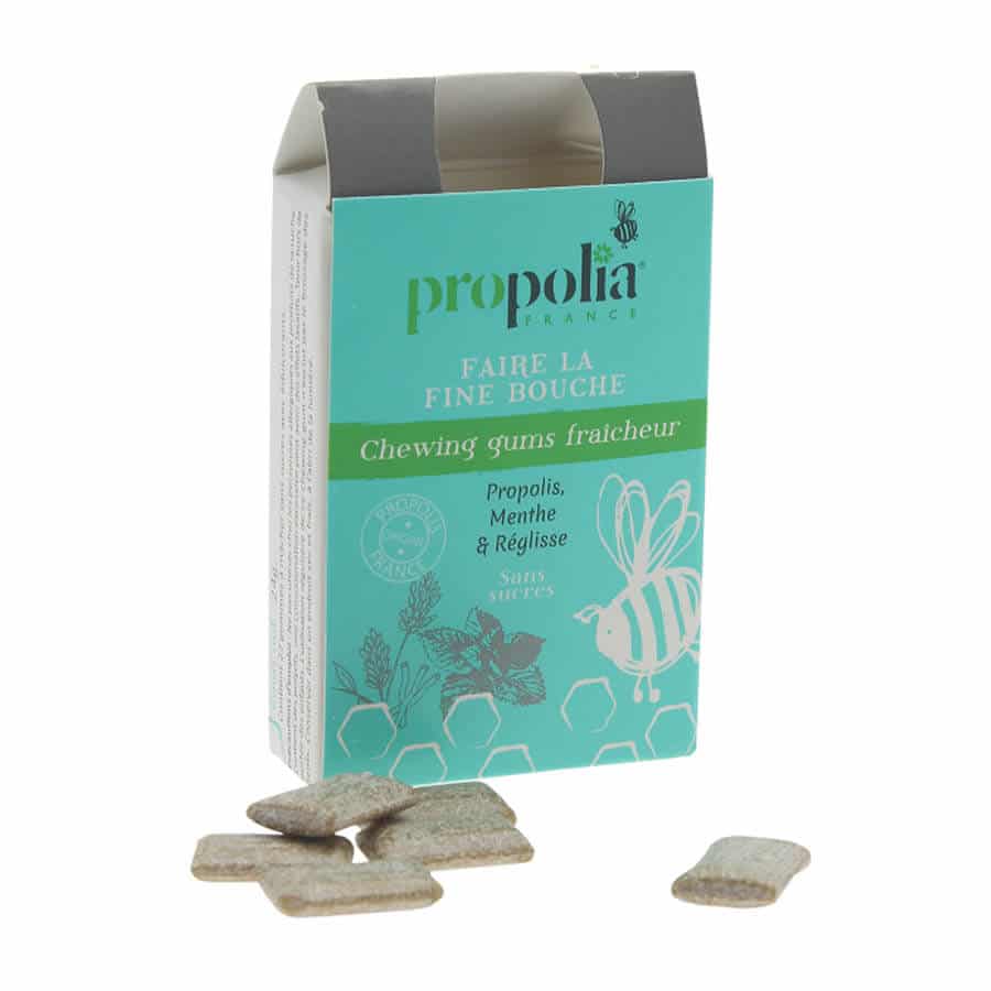 Propolis Kauwgom Pepermunt – Suikervrije Kauwgom met Franse Propolis- Lekkerhoning.nl
