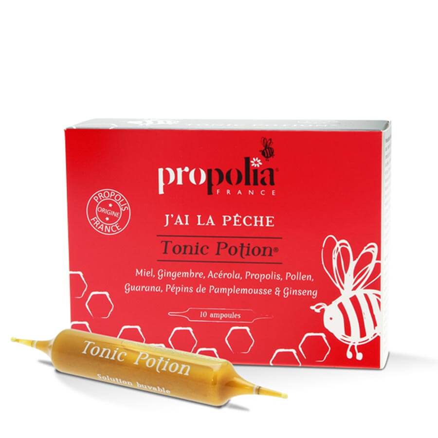 Propolis Tonic Potion: ampullen met honing en propolis- Lekkerhoning.nl