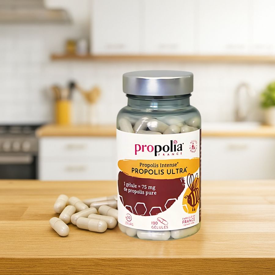 Propolis capsules Ultra 120 stuks - Propolia- Lekkerhoning.nl