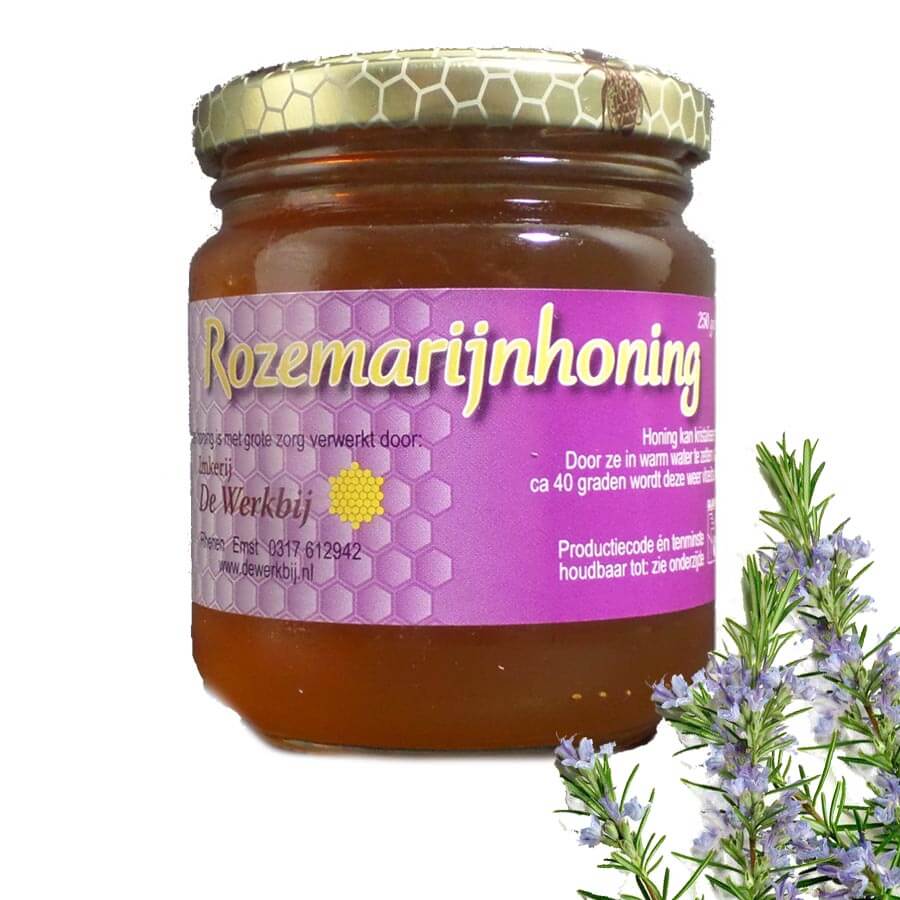 Rozemarijnhoning – Kruidige Mediterrane Honing (Ideaal voor de Keuken) 🍯- Lekkerhoning.nl
