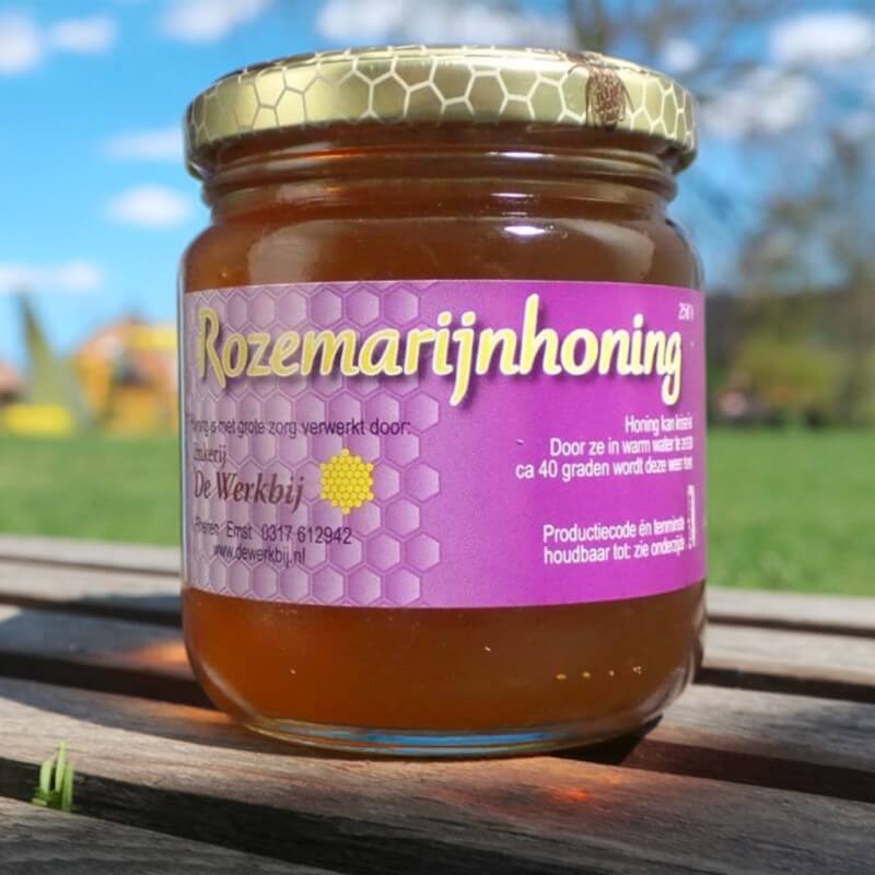 Rozemarijnhoning uit Spanje – Kruidige honing voor koken en grillen- Lekkerhoning.nl