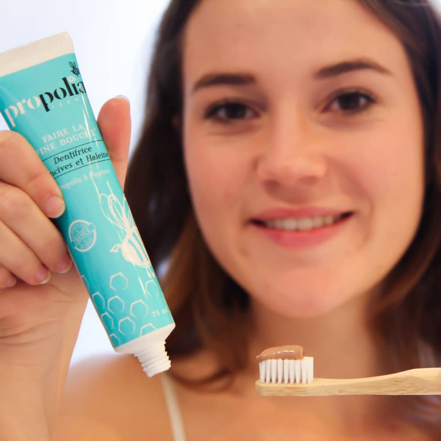 Tandpasta met Propolis – Fluoridevrije Mondverzorging 75 ml- Lekkerhoning.nl