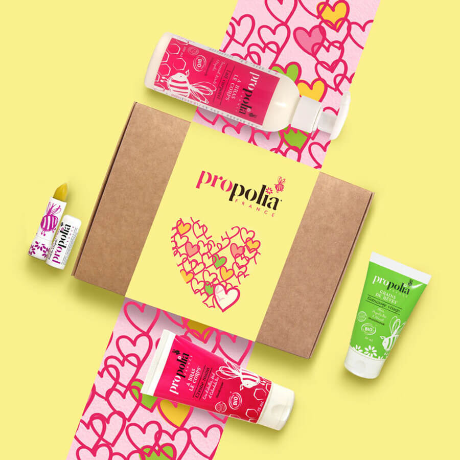 Cadeau voor haar en hem - Zachte huid set van Propolia - Lekkerhoning.nl