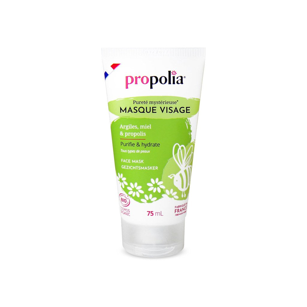 Gezichtsmasker met klei, honing en propolis – Bio Propolia 75 ml | Lekkerhoning.nl