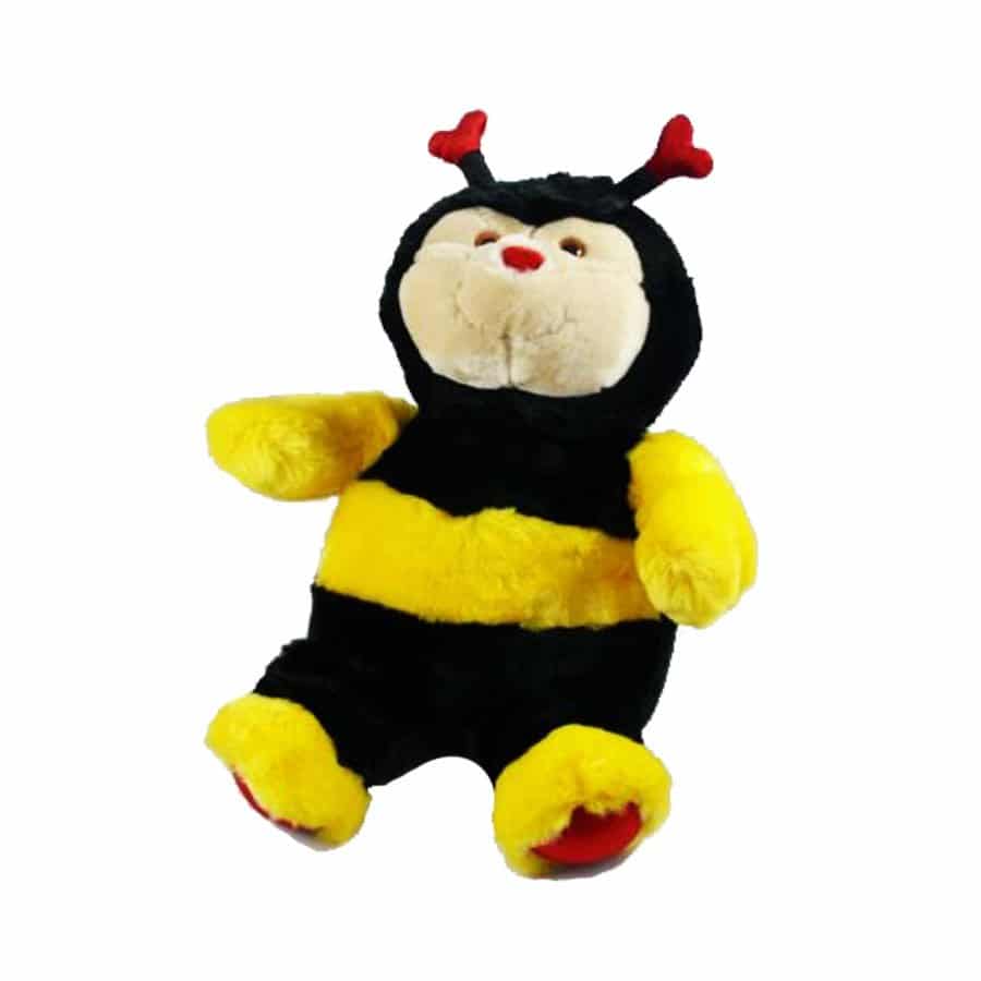 PLUCHE KNUFFEL HONING BIJ 38 CM - LEKKERHONING.NL