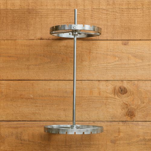 Kaarsendompelaar - RVS Carroussel voor het dompelen van prachtige kaarsen - Bestel bij Lekkerhoning.nl