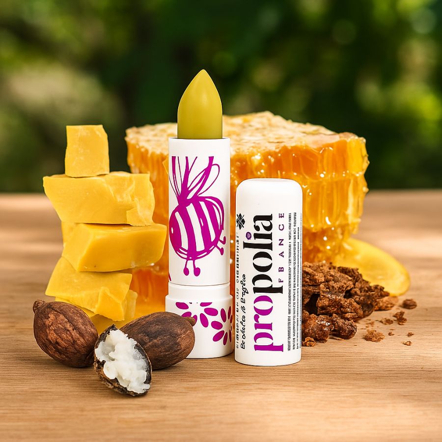 natuurlijke lippenbalsem met propolis