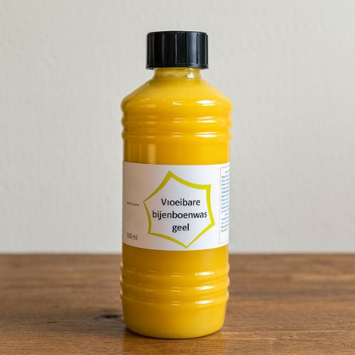 Vloeibare bijenwas geel 500ml - kopen bij Lekkerhoning.nl