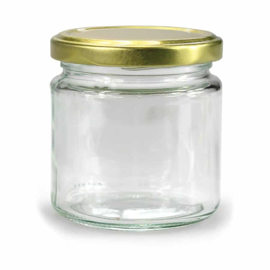 met tijd viel Weigeren Glazen pot rond 234 ml - per tray van 16 stuks kopen? - Lekkerhoning.nl